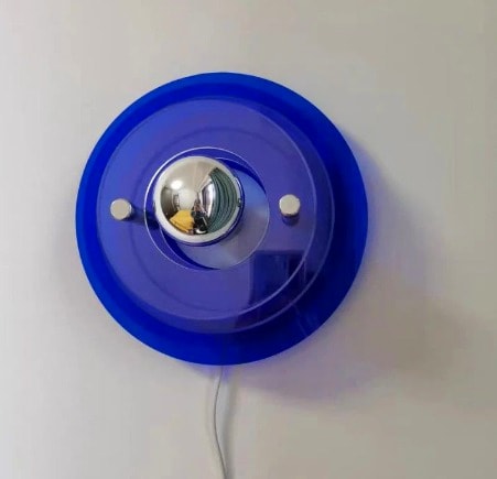 Halo Disc Wall Light - lit
