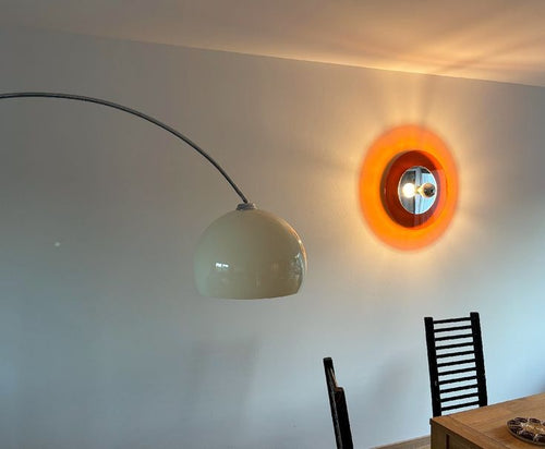Aura mirror disc wall lamp - Classic
