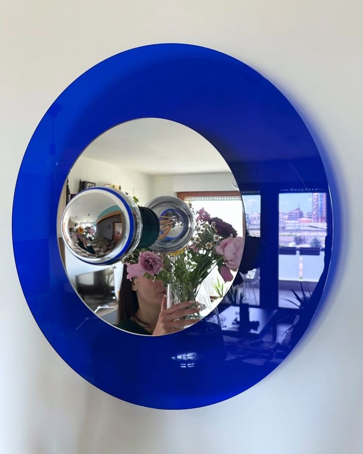 Aura mirror disc wall lamp - Classic
